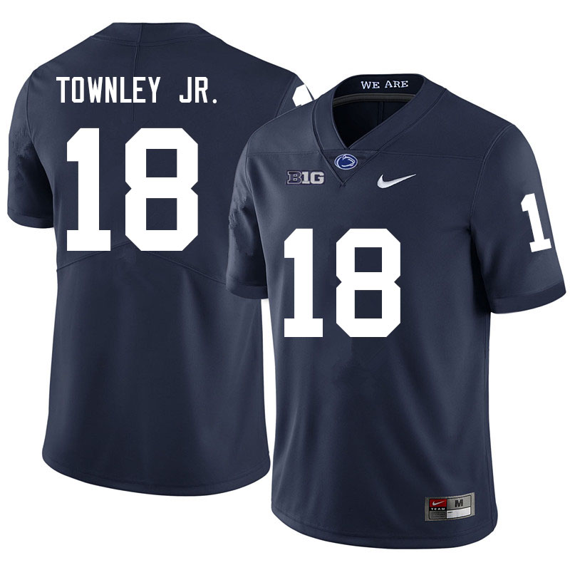 NCAA Nike Men's Penn State Nittany Lions Davon Townley Jr. #18 College Football Authentic Navy Stitched Jersey FVF1598ZT